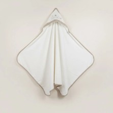 Malkoç Bebek Smıle Nakışlı 0- 12 Ay Havlu Silgi Bej