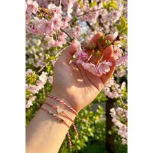 Lykos 3'lü Kalp Detaylı Marteniçka Şans Bilekliği