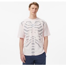 United4 Unıted4 Regular Fit Erkek Pembe T-Shirt.pudra