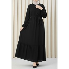 Moda Hayme Ferace Eteği Büzgülü