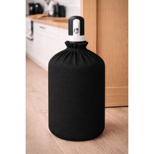 Siyah Damacana Kılıfı Çift Lastikli Sebil Örtüsü, Pratik ve Şık Tasarım