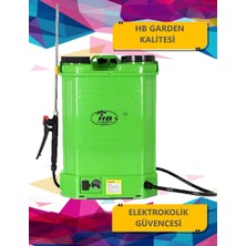 Orjinal Hb Garden Tools 16LT Akülü Şarjlı Bahçe Ilaçlama Dezenfektan Püskürtme Makinesi
