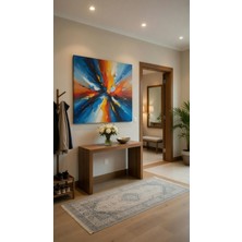 Safir Design Soyut Renk Kanvas Tablo Modern Sanat Duvar Dekoru