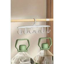 N&M Store 1 Adet Yer Tasarruflu 6 Kancalı Dolap Içi Düzenleyici Pratik Askı Çok Amaçlı Askı Organizeri