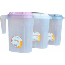 2'li Plastik Sürahi Seti, Pratik ve Şık Ev ve Bahçe Aksesuarları