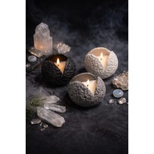 AkanArt Studio 3 Renk Bitkisel Mum Dekoratif Obje – El Yapımı Doğal Mum Seti