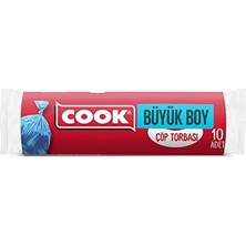 Cook Çöp Torbası Büyük Boy 10'lu 4 Adet