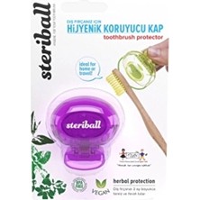 Steriball Diş Fırçası Koruma Kabı Mor 2 Adet