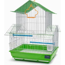 Okyanus Petshop ve Oyuncak Kuş Kafesi Çatılı 34X49 cm