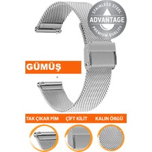  18mm-20mm-22mm-24mm-26mm saatlerle uyumlu paslanmaz çelik kalın hasır saat kordonu kayışı m16kh-s