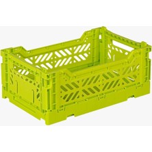 Minibox Acid Yellow Katlanabilir Kasa, Pratik ve Şık Depolama Çözümü