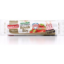 Koroplast Çöp Torbası Ekstra Güçlü Çilek Büzgülü Büyük Boy 10'lu 2 Adet