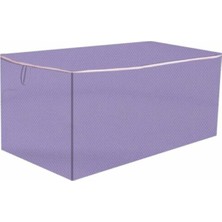 Mor Hurç Yastık Sandık Tipi, Şık ve Kullanışlı Depolama Çözümü