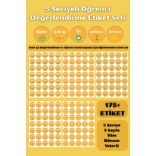 Öğrenci Motivasyon ve Değerlendirme Etiketleri – 5 Seviyeli Öğretmen Seti (175+ Adet)