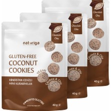 Naturiga 3'lü Çikolata & Chialı Hindistan Cevizli Yumuşak Kurabiye 40GR