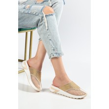 Suins Shoes Suins Meyz Model Taş Işlemeli Fileli Terlik