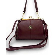 Mercan Bags Kadın Klipsli 4 Bölmeli Ayarlanabilir Çapraz Askılı Yumuşak Suni Deri Omuz ve Çapraz Çanta