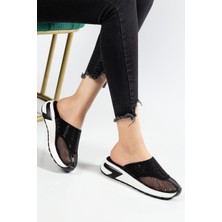 Suins Shoes Suins Meyz Model Taş Işlemeli Fileli Terlik