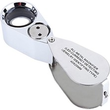 Similar Kontrol Için Özel Kutulu Metal Işıklı Lup 40X25