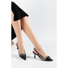 Suins Shoes Suins Lady Model Kadın Stiletto Iki Renk Ayakkabı 7 cm