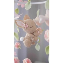 Trend Metfiq Decoration Hayvan Figürlü Bebek Dönencesi (El Yapımı) - Eğitici Yenidoğan Odası Dekorasyonu Doğum Hediyesi Ann