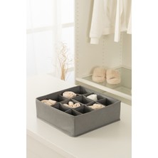 Gri Çocuk Odası Dolap Çekmece Içi Çamaşır ve Çorap Düzenleyici