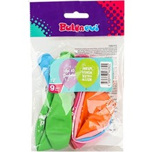 Balonevi Doğum Günü Baskılı Balon 9'lu 2 Adet