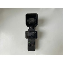 Malzeme Caddesi Djı Osmo Pocket Uyumlu Lens Güneşliği ve Gimbal Koruyucu - Parlama Önleyici Sun Hood