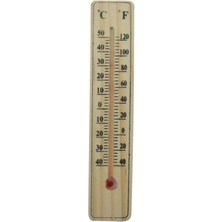 Popüler Sepet Ahşap Oda Sıcaklığı Sıcaklık Ölçümü Termometresi Küçük Boy