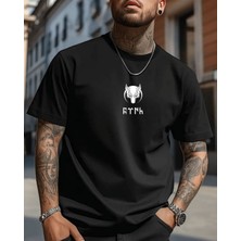 Etoile Studio Göktürk Oversize Kesim Bisiklet Yaka Oversize Tişört