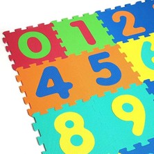 Baby Toys 10 Parça Puzzle Oyun Matı Numaralar 3+ Yaş Eğitici Oyuncak Ahşap / Karton Malzeme