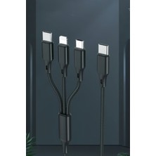 Krkmz Typce 3 In 1 Şarj ve Data Kablosu