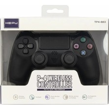 Dexxony TP-4 Premium PS4 & PS3 Kablosuz Bluetooth Gamepad – PC & Android Uyumlu Oyun Kolu, Titreşimli Controller (Videolu Ürün)