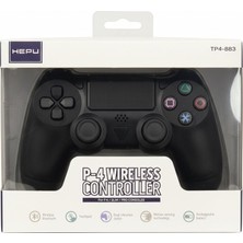 Dexxony TP-4 Professionel Siyah Ps4 Oyun Kolu Kablolu&kablosuz Kullanım Bluetoothlu Bilgisayar Uyumlu Kol Gamepad Joystick - Videolu Ürün