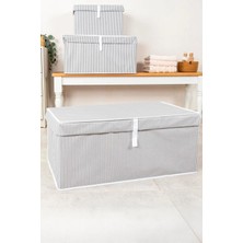 Genis Kapaklı Kutu Hurç Mega Plus 70X40X30 Cm, Şık ve Kullanışlı Depolama