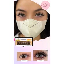 Naboda Nesura 30P 14MM 60 Adet 30 Çift Tekli Takma Kirpik Gerçek Kıl