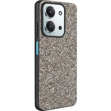 Onegif Xiaomi Redmi 15C 4g Bright Simli Kapak - Gümüş