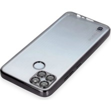 Newface Realme C25Y Kılıf Razer Lensli Silikon - Siyah