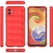 Newface Samsung Galaxy A04E Kılıf Optimum Silikon - Kırmızı