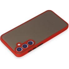 Newface Samsung Galaxy S23 Kılıf Montreal Silikon Kapak - Kırmızı