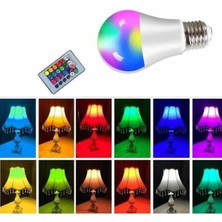 Ambiyans Aydınlatma Rgb LED Lamba Kumandalı Renk Değiştirebilen