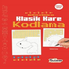 Wovna Klasik Kare Kodlama Kırmızı