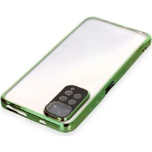 Newface Xiaomi Redmi Note 11 Kılıf Razer Lensli Silikon - Yeşil