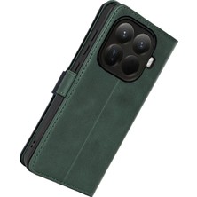 Newface Xiaomi Mi 15T Pro Trend S Plus Kapaklı Kılıf - Yeşil