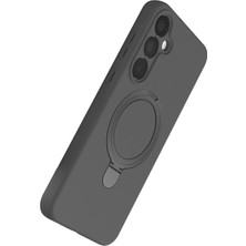 Newface Samsung Galaxy A15 4g Regal Magsafe Standlı Kapak - Titan Gri