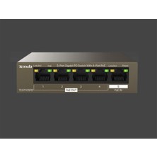 Tenda TEG1105PD 5 Port Rack Mount 1 GB Ram Kapasitesi 100 MHz DDR Yüksek Performanslı Switch
