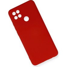 Newface Oppo A15 Kılıf Nano Içi Kadife Silikon - Kırmızı