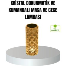 Kristal Rgb Led’li Kumandalı Masa ve Gece Lambası – Renkli Işık Modlarıyla Şık Dekoratif Aydınlatma