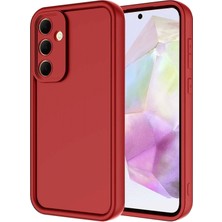 Newface Samsung Galaxy A56 Kılıf Viera Silikon - Kırmızı