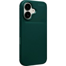 Newface Apple Iphone 17 Auto Focus Karbon Kapak - Koyu Yeşil
